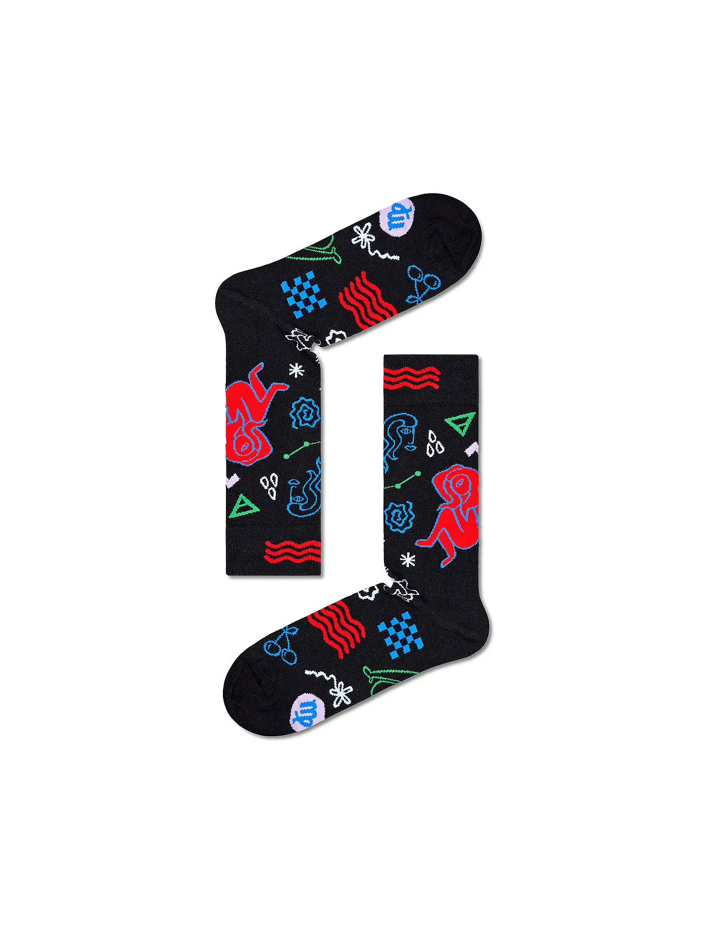 HAPPY SOCKS | Herren Socken 41-46 JUNGFRAU beige | 